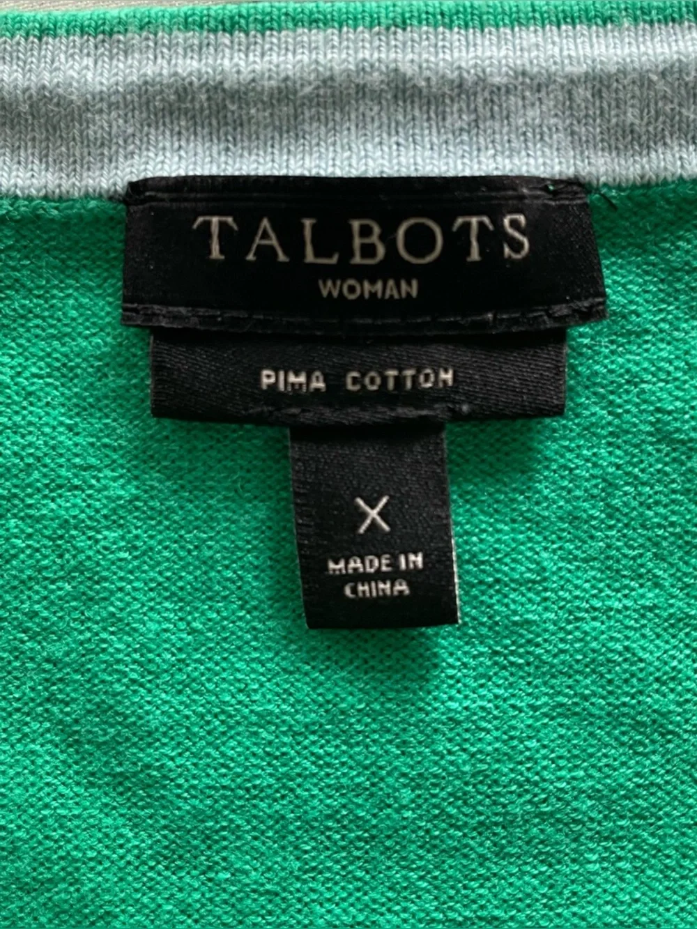 Talbots Lightweight Cardigan Sweater with 3/4 Sleeves, size X/1X - Picture 10 of 10